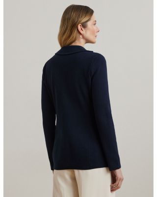 Sweater-Knit Blazer