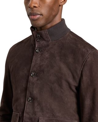 Weir Suede Bomber Jacket