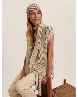 Lauren Plated Knit Sleeveless Sweater