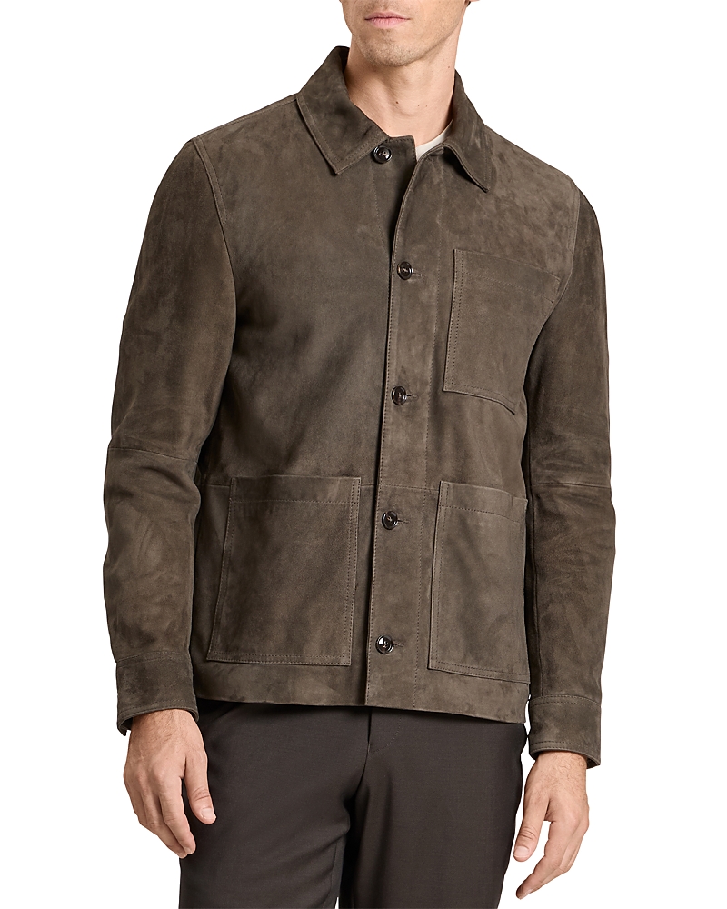Ted Baker Wally Leather Jacket In Brown