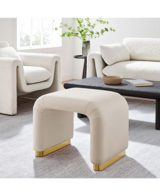 Koda Performance Velvet Waterfall Stool