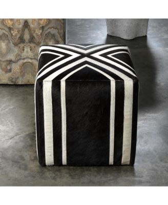 Nantucket Criss Cross Hide Ottoman