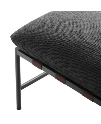 Raya Outdoor Patio Boucle Ottoman