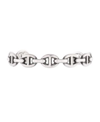  Medium Chaine d'Ancre Enchainee Cuff Bracelet Sterling Silver
