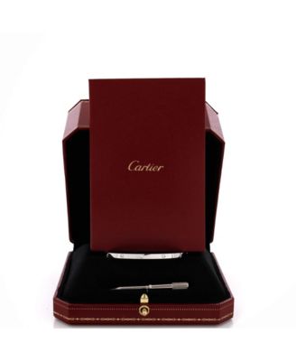  Small Love 10 Diamond Bracelet 18K White Gold with Diamonds