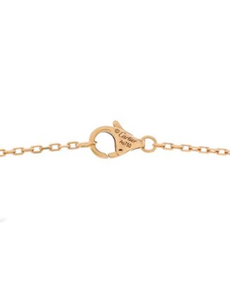  Juste un Clou Pendant Necklace 18K Rose Gold with Diamonds, 15 - 15.75"