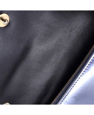 Medium Serpenti Forever Shoulder Bag Metallic Leather