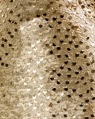 Modern Gold Dot Sequin Mini Skirt