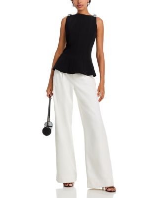 Ruby Cady Crystal Bow Sleeveless Top