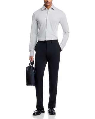 Hank Slim Fit Button-Front Performance Shirt