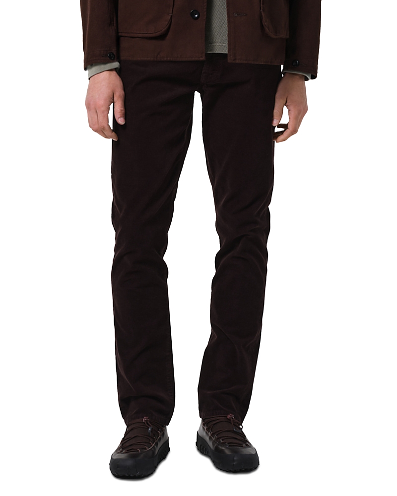 Citizen Of Humanity Citizens Of Humanity Gage Classic Straight Fit Corduroy Pants In Dark Espresso In Brown