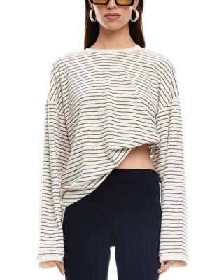 Cheri Stripe Long Sleeve Top
