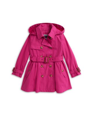 Girls' Cotton Hooded Trench Coat - Big Kid, Little Kid