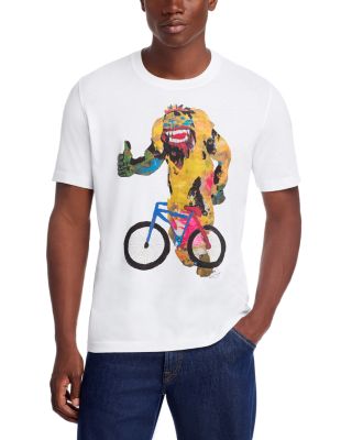 Regular Fit Short Sleeved Bike Monster Tee