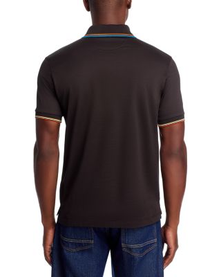 Striped Detail Polo Shirt