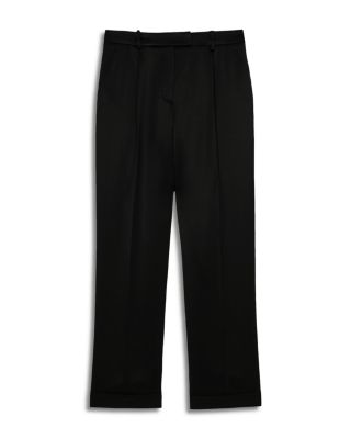 Petite Celia Satin Taper Trousers