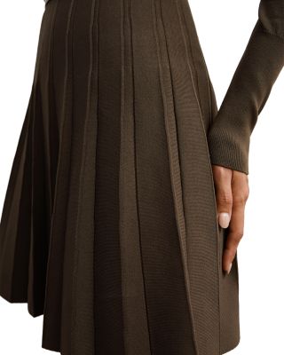 Belted Knitted Mini Dress