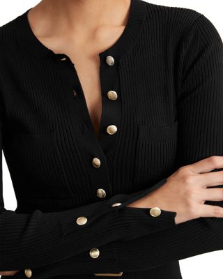 Willow Button Knitted Midi Dress