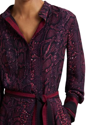 Aurora Snake Print Flippy Dress