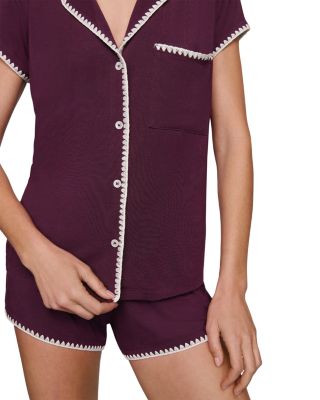 Frida Whipstitch Short Pajama Set