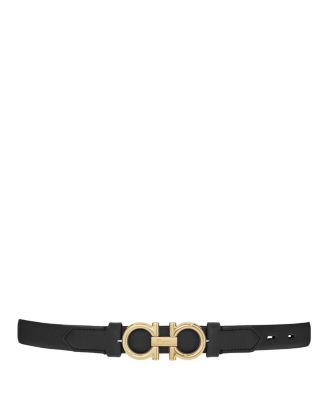 Women's Gancini Slim Leather Belt
