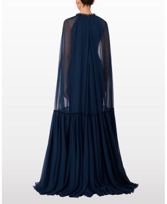 Storm Cape-design Maxi Dress