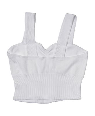  Girls' Ribbed Wide Strap Cami - Big Kid
