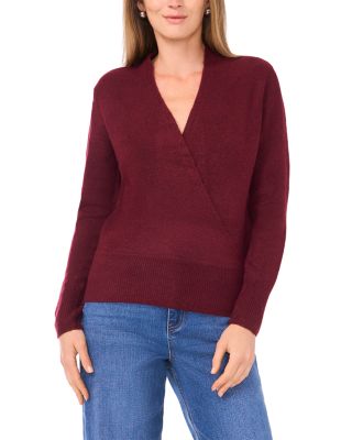Cross Front Long Sleeve Sweater