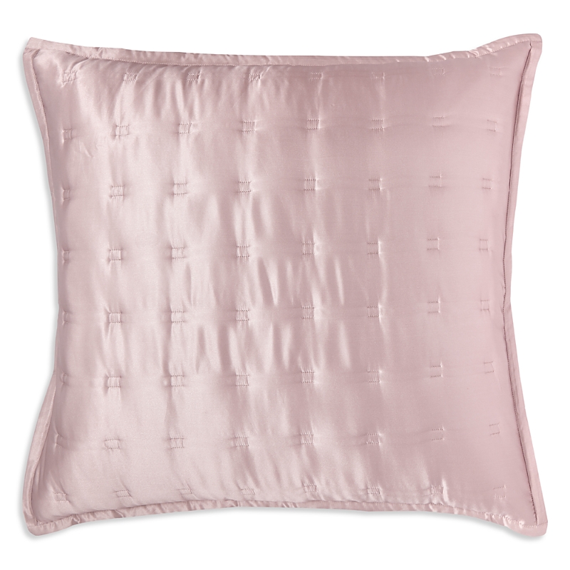Gingerlily Silk Windsor Sham, Euro In Pink