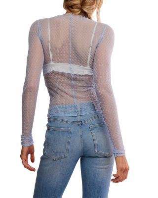 Minding My Business Mesh Top