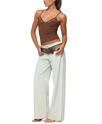 Holland Bead V Neck Tank Top