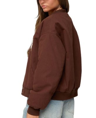 Big Apple Oversized Bomber Jacket