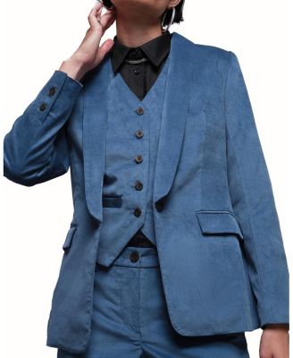 The Empower Velveteen Tux Blazer