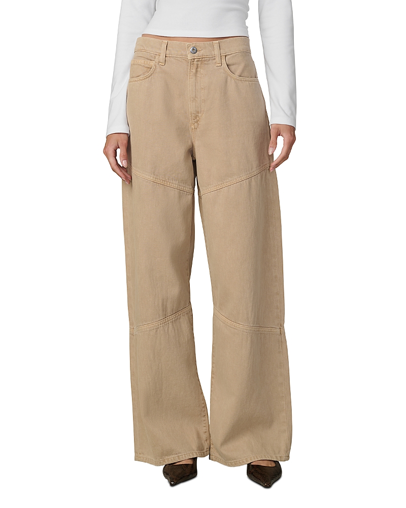 Joe's Jeans The Harlowe Seamed Wide Leg Jeans in Tigers Eye