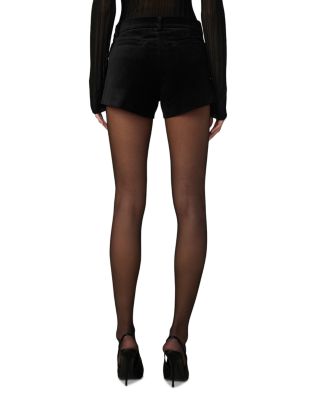 The Mini Velvet Trouser Shorts