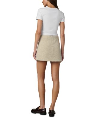 The Lennon Wool Blend Sweater Mini Skirt