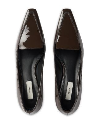Women's Patent Loafer Pumps
