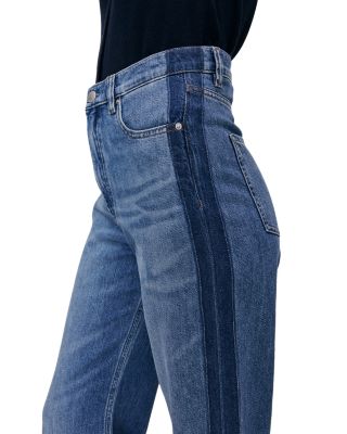 Karmine Refined Wide Leg Aura High Rise Jeans in North Shore