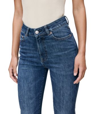 Claira Mid Rise Contoured Instasculpt™ Straight Boot Jeans in Lake Dusk