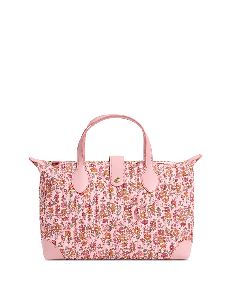 Stoney Clover Lane Pouchette Crossbody Bag 03 Made With Liberty Fabric In Pink