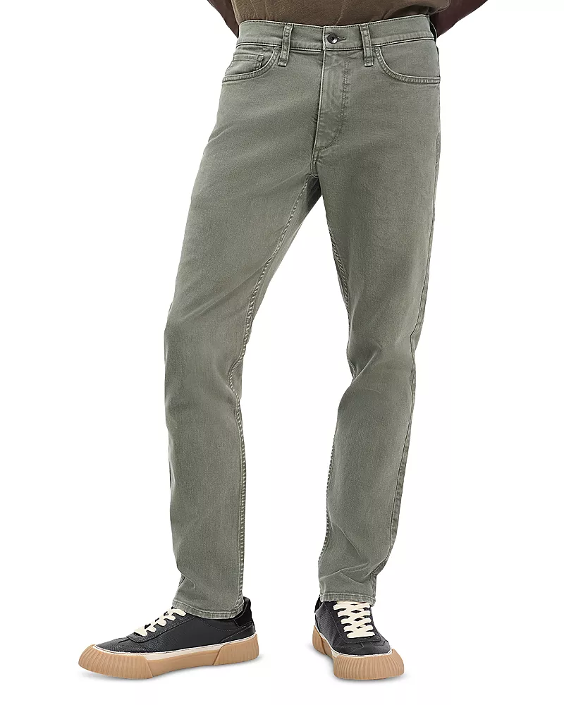 rag & bone Slim Fit 2 Aero Stretch Jeans in Linchen Green