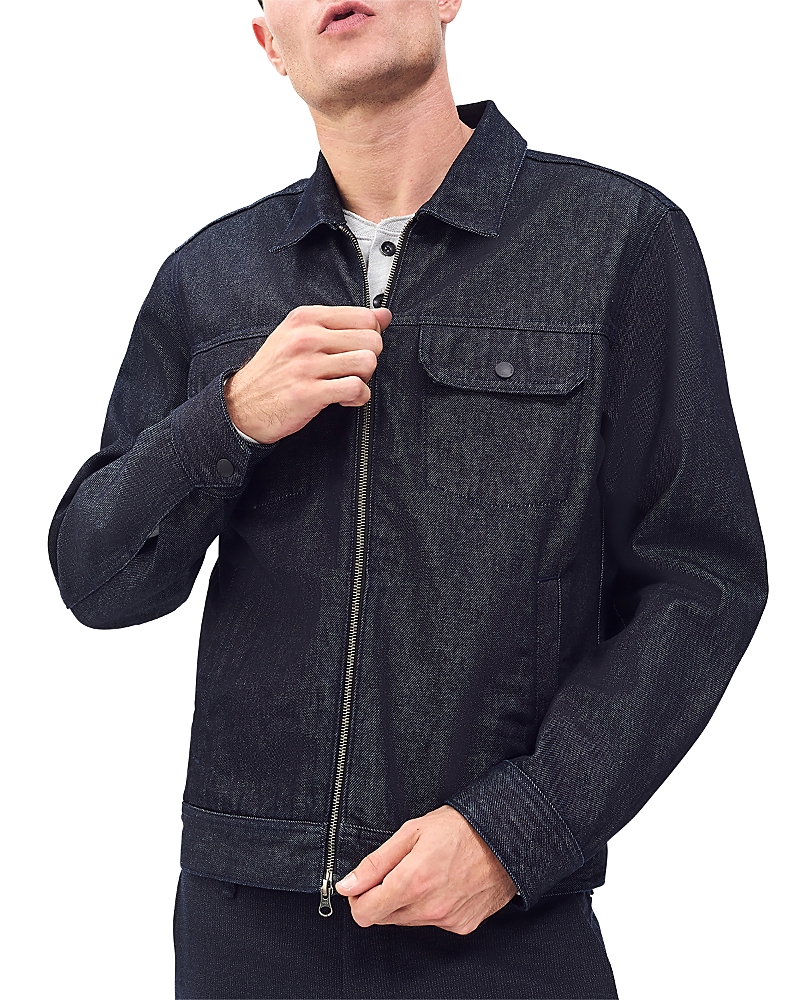 Rag & Bone Beau Denim Trucker Jacket In Blue