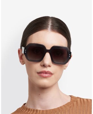 Square Geometrical Sunglasses, 51mm