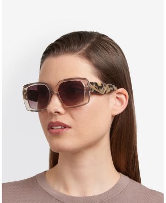 Gradient Rectangular Sunglasses, 55mm