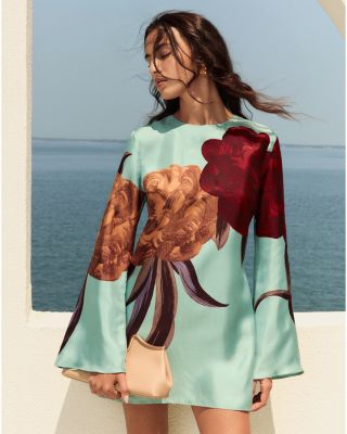 Mini Supreme Silk Swing Dress