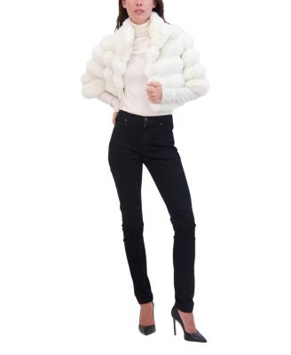 Faux Fur Chinchilla Bolero
