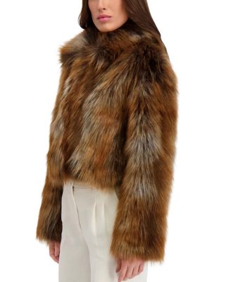 Faux Fur Red Fox Jacket