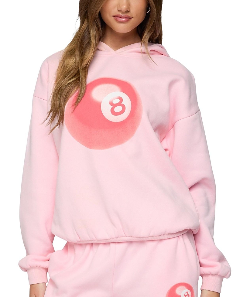 Edikted Lucky 8 Oversized Hoodie