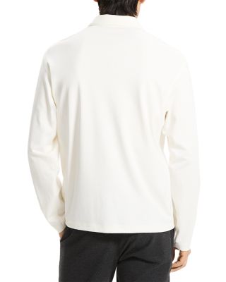 Relaxed Long Sleeve City Interlock Polo Shirt