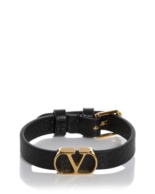 VLogo Leather Bracelet